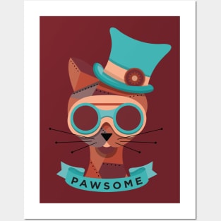 Pawsome t-shirt - metal gear cat - cute kitty shirt Posters and Art